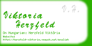 viktoria herzfeld business card